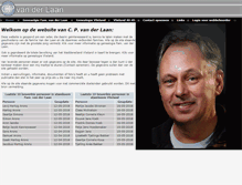 Tablet Screenshot of cpvanderlaan.nl